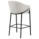  Coaster Furniture Chadwick 183437 Fabric Upholstered Bar Chair - Beige IMAGE 7