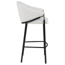  Coaster Furniture Chadwick 183437 Fabric Upholstered Bar Chair - Beige IMAGE 8