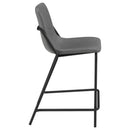  Coaster Furniture Earnest 183452 Upholstered Counter Chair - Grey IMAGE 8