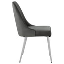  Coaster Furniture Cabianca 191442 Upholstered Dining Side Chair - Grey IMAGE 8