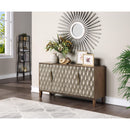  Coast2Coast Perry 51553 4 Door Buffet Sideboard Credenza with Fluted Textural Design IMAGE 4