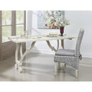  Coast2Coast Hopewell 51560 Set of 2 Gray Seagrass Accent Dining Side Chair with Grey Upholstered Cushion IMAGE 4