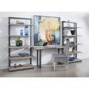  Coast2Coast Hopewell 51560 Set of 2 Gray Seagrass Accent Dining Side Chair with Grey Upholstered Cushion IMAGE 6