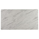  Coaster Furniture Everett 192761 Rectangular 63-inch Faux Marble Dining Table - White IMAGE 7