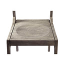  Coast2Coast Stone 53436 Set of 2 Solid Acacia Wood Angled Back Dining Chairs IMAGE 10