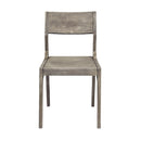  Coast2Coast Stone 53436 Set of 2 Solid Acacia Wood Angled Back Dining Chairs IMAGE 3
