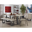  Coast2Coast Stone 53436 Set of 2 Solid Acacia Wood Angled Back Dining Chairs IMAGE 7