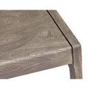  Coast2Coast Stone 53436 Set of 2 Solid Acacia Wood Angled Back Dining Chairs IMAGE 9
