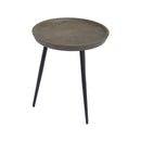  Coast2Coast Saul 53450 Solid Mango Wood and Iron Tripod Accent Side Table IMAGE 5