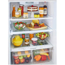  LG 30-inch, 20.2 cu.ft. Freestanding Top Freezer Refrigerator with Smart Diagnosis™ LTCS20020W IMAGE 5