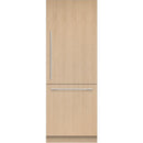  Fisher & Paykel 30-inch, 15.9 cu. ft. Built-in Bottom Freezer Refrigerator with ActiveSmart™ RS3084WRUK1 IMAGE 1