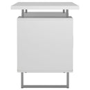  Coaster Furniture Lawtey 803521 60-inch 2-Drawer Computer Desk - White High Gloss IMAGE 10