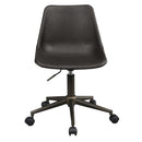  Coaster Furniture Carnell 803378 Upholstered Adjustable Home Office Desk Chair - Brown IMAGE 2
