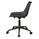  Coaster Furniture Carnell 803378 Upholstered Adjustable Home Office Desk Chair - Brown IMAGE 3