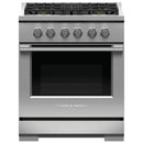  Fisher & Paykel 30-inch Freestanding Gas Range with Dual Flow Burners™ RGV3-304-N IMAGE 1