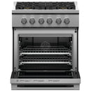  Fisher & Paykel 30-inch Freestanding Gas Range with Dual Flow Burners™ RGV3-304-L IMAGE 3
