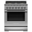  Fisher & Paykel 30-inch Freestanding Gas Range with Dual Flow Burners™ RGV3-305-N IMAGE 1