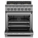  Fisher & Paykel 30-inch Freestanding Gas Range with Dual Flow Burners™ RGV3-305-L IMAGE 2