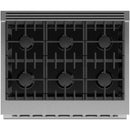  Fisher & Paykel 36-inch Freestanding Gas Range with Dual Flow Burners™ RGV3-366-L IMAGE 3