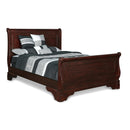  New Classic Furniture Versailles BH1040 Queen Sleigh Bed - Bordeaux IMAGE 2