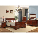  New Classic Furniture Versailles BH1040 Queen Sleigh Bed - Bordeaux IMAGE 7