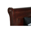  New Classic Furniture Versailles BH1040 California King Sleigh Bed - Bordeaux IMAGE 5