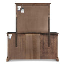  New Classic Furniture Versailles BH1040 Dresser Mirror - Bordeaux IMAGE 5
