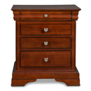  New Classic Furniture Versailles BH1040 Nightstand - Bordeaux IMAGE 1