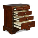  New Classic Furniture Versailles BH1040 Nightstand - Bordeaux IMAGE 3