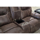  New Classic Furniture Anton Reclining Fabric Loveseat U4136-25-CHC IMAGE 2