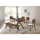  New Classic Furniture Oscar D1651 Wood Back Dining Chair - Walnut IMAGE 10