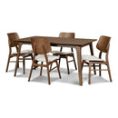  New Classic Furniture Oscar D1651 Wood Back Dining Chair - Walnut IMAGE 6