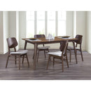  New Classic Furniture Oscar D1651 Wood Back Dining Chair - Walnut IMAGE 8