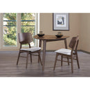  New Classic Furniture Oscar D1651 Corner Dining Table - Walnut IMAGE 7