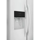  Frigidaire 33-inch, 22.2 cu.ft. Freestanding Side-by-Side Refrigerator with Ice and Water Dispensing System FRSS2323AW IMAGE 4