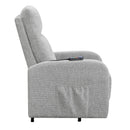  Coaster Furniture Howie 609402P Upholstered Power Lift Massage Chair - Grey IMAGE 5