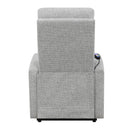  Coaster Furniture Howie 609402P Upholstered Power Lift Massage Chair - Grey IMAGE 6