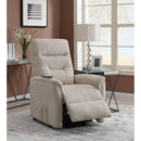  Coaster Furniture Henrietta 609405P Upholstered Power Lift Massage Chair - Beige IMAGE 10