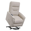  Coaster Furniture Henrietta 609405P Upholstered Power Lift Massage Chair - Beige IMAGE 1