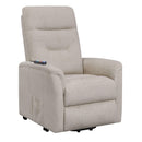  Coaster Furniture Henrietta 609405P Upholstered Power Lift Massage Chair - Beige IMAGE 2