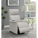  Coaster Furniture Herrera 609407P Upholstered Power Lift Massage Chair - Beige IMAGE 12
