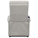  Coaster Furniture Herrera 609407P Upholstered Power Lift Massage Chair - Beige IMAGE 8