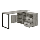  Coaster Furniture Hertford 804462 59-inch L-Shape Computer Desk - Grey Driftwood IMAGE 11