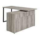  Coaster Furniture Hertford 804462 59-inch L-Shape Computer Desk - Grey Driftwood IMAGE 12