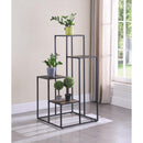 Coaster Furniture Rito 805670 4-tier Multi-Display Shelf - Rustic Brown and Black IMAGE 5