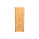  Coaster Furniture Bristol 951107 6-shelf Engineered Wood Shoe Cabinet - Golden Oak IMAGE 2