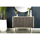  Coaster Furniture Ixora 953430 2-door Wood Accent Cabinet - White Washed and Black IMAGE 7