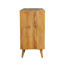  Coaster Furniture Alyssum 953460 3-door Mango Wood Accent Cabinet - Natural IMAGE 3
