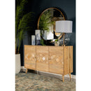  Coaster Furniture Alyssum 953460 3-door Mango Wood Accent Cabinet - Natural IMAGE 5