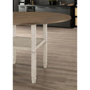  Coaster Furniture Sarasota 192818 60-inch Extension Counter Dining Table - Rustic Cream IMAGE 12